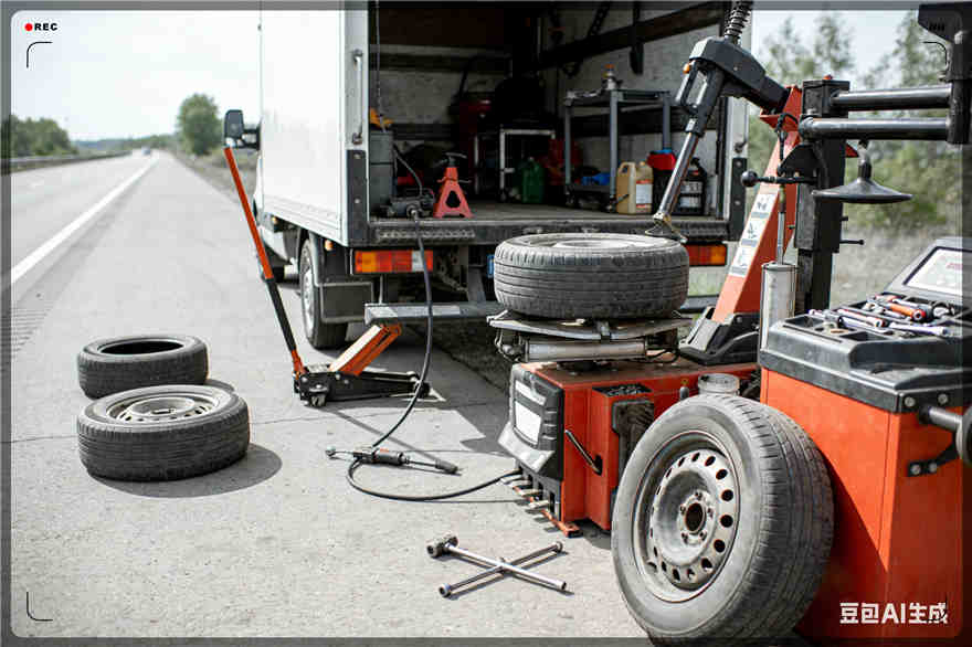 秦皇岛扎胎道路救援-流动补胎