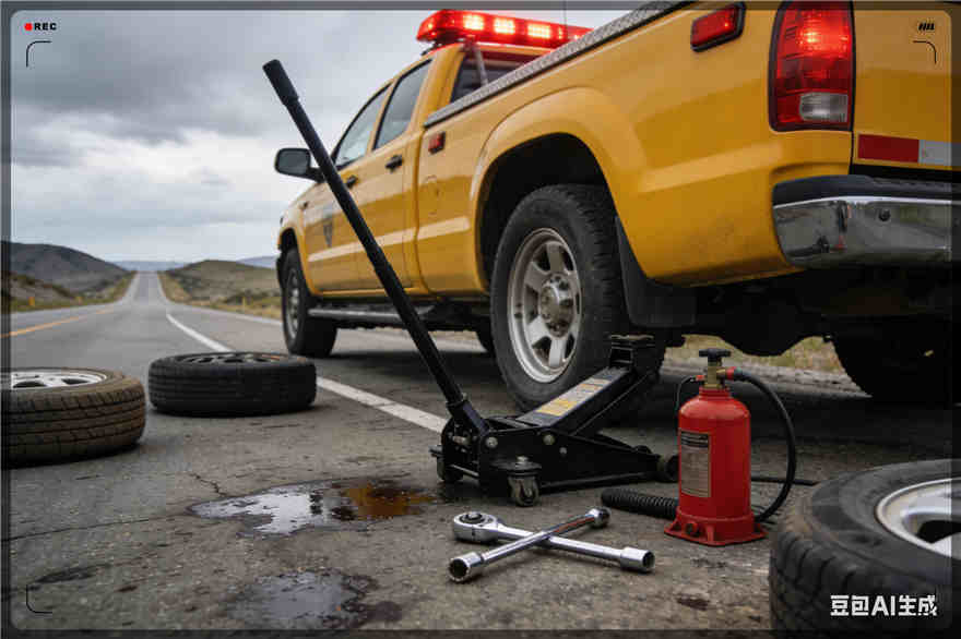 秦皇岛爆胎道路救援-汽车换轮胎