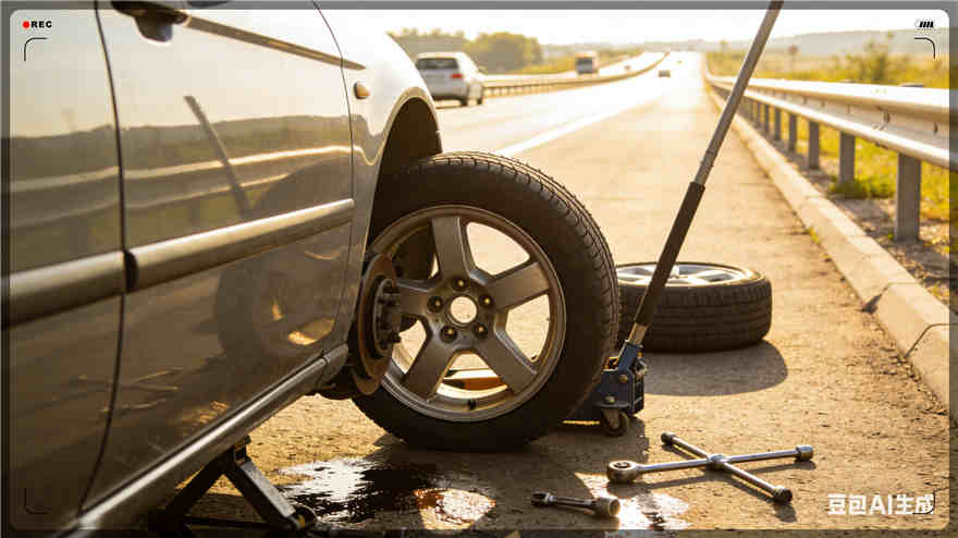 秦皇岛高速公路扎胎-汽车流动补胎